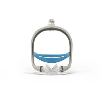 ResMed  AirTouch N30i cloth nasal cradle mask for comfortable sleep therapy-Front View