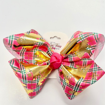 Pink Foiled Christmas