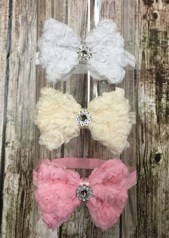 Shabby Bow Stretchy Wrap