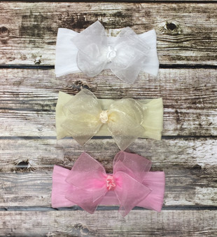 Medium Sheer Nylon Headband
