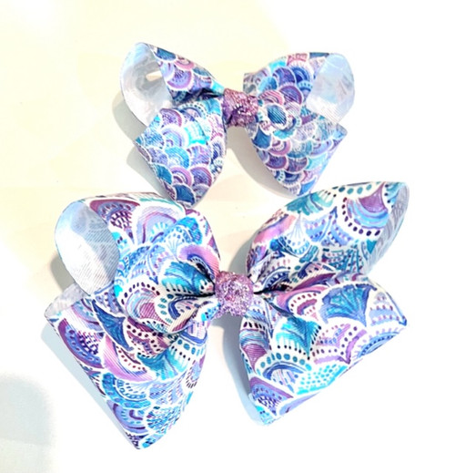 BLUE-PURPLE INDIGO FISHSCALE