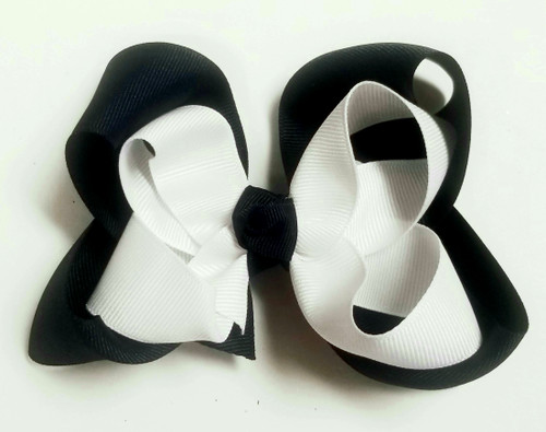 Double Stack Navy & White
