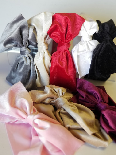 Velour Messy Headbands