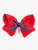 NAVY STARS ON RED