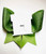 APPLE GREEN GLITTER CHEER BOW