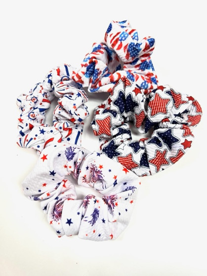 RED-WHITE-BLUE SCRUCHIES