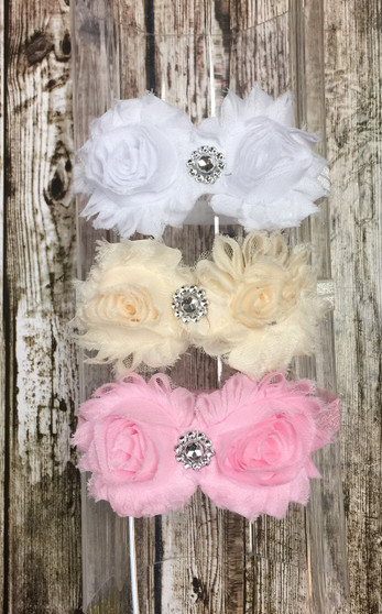 Shabby Flower Stretchy Wrap