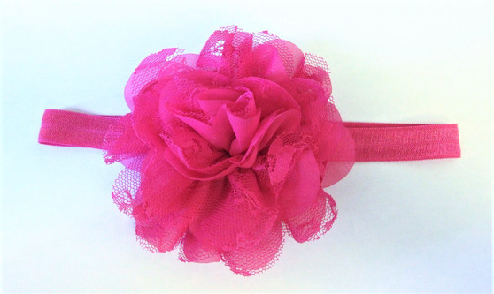 Designer Shabby Flower Stretchy Wrap