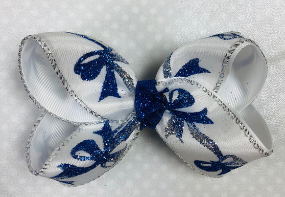 Blue & Silver Bows 