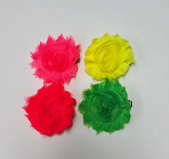 Neon Shabby Flowers