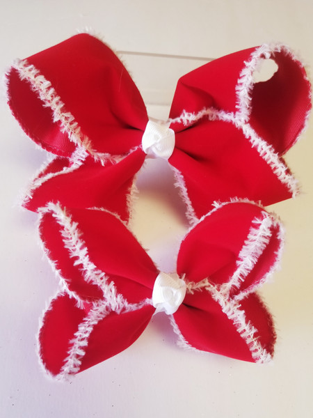 Chenille Trimmed Red Velvet