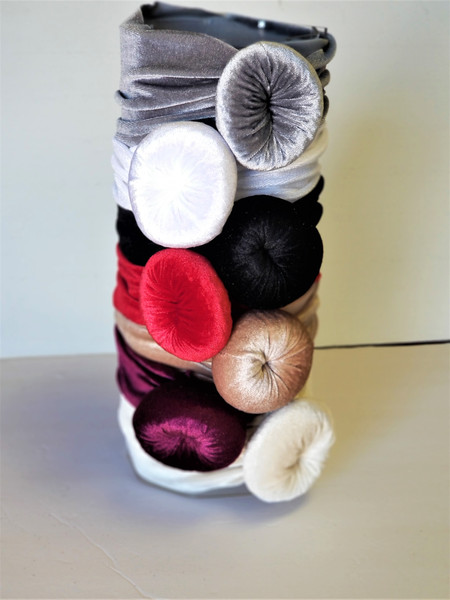 Top Knot Velvour Headband