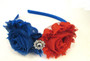 4TH Shabby Flower Headband