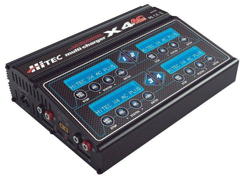 Hitec X4 AC Plus 4 Port AC/DC Multi-Charger - SkyDronesUSA
