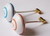 1pair FPV 5.8Ghz High Gain Clover 3 Blade Transmitter w/ 4 Blade Receiving Mushroom RP-SMA 90 Degree Male Antenna Set