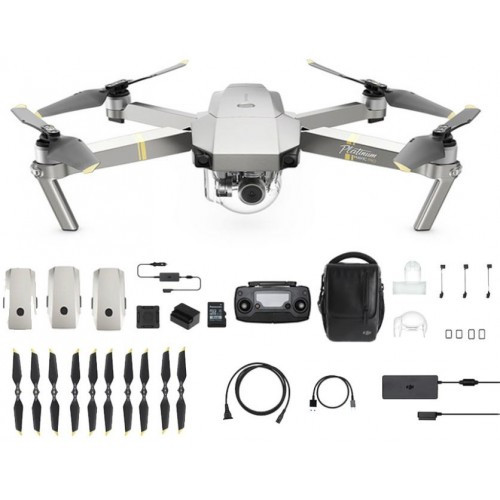 DJI Mavic Pro Platinum Fly More Combo Aerial Drone