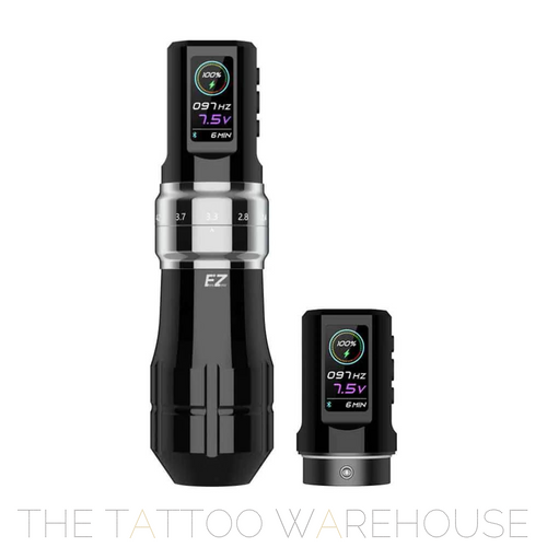 EZ P3 Pro Wireless Battery Tattoo Pen Machine SILVER 