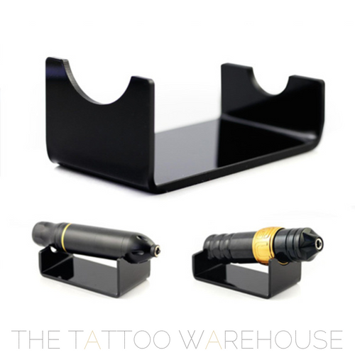 Acrylic Tattoo Pen Holder (Black) 