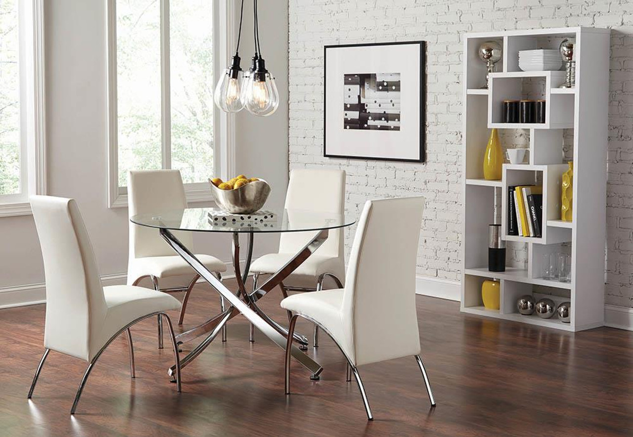 The Ophelia Collection White Ophelia Contemporary White Dining