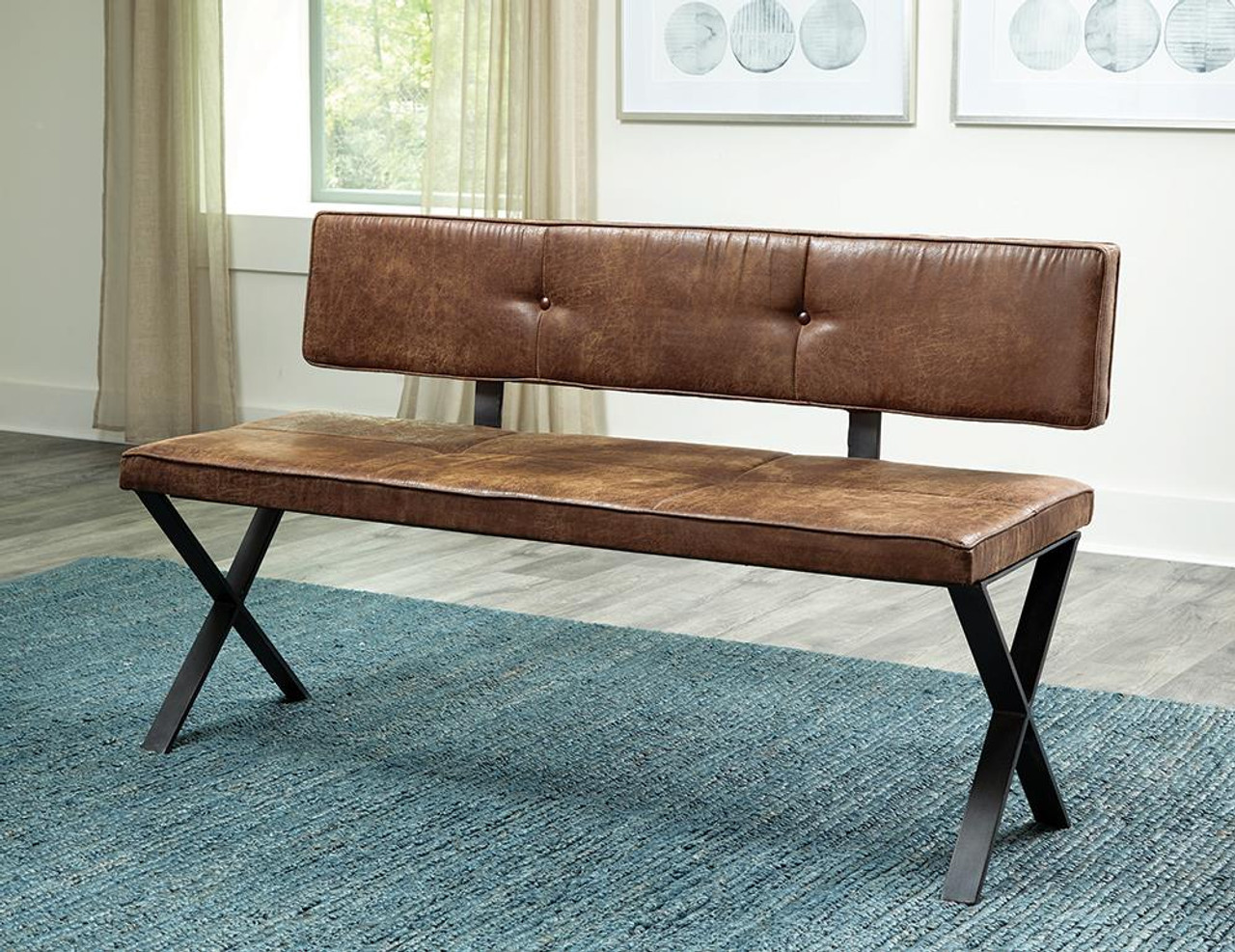 Backed 2025 dining bench