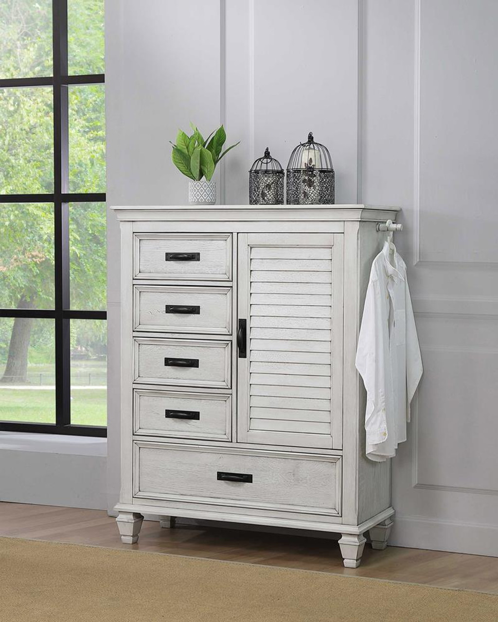 White fine clearance furniture antique dresser