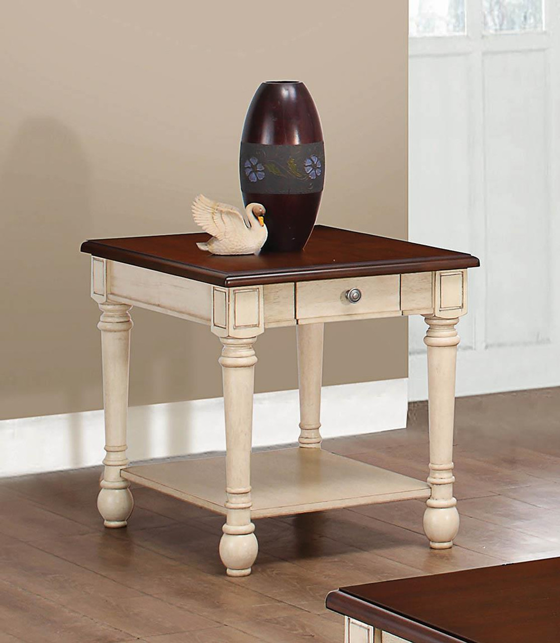 The Living Room : Traditional Occasional Tables - Rectangular End 