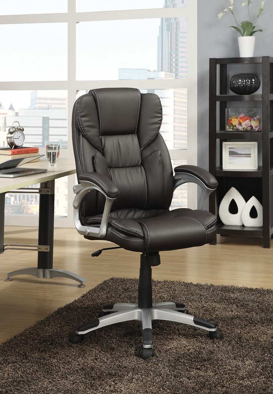 Coaster - Adjustable Height Office Chair with Padded Arm