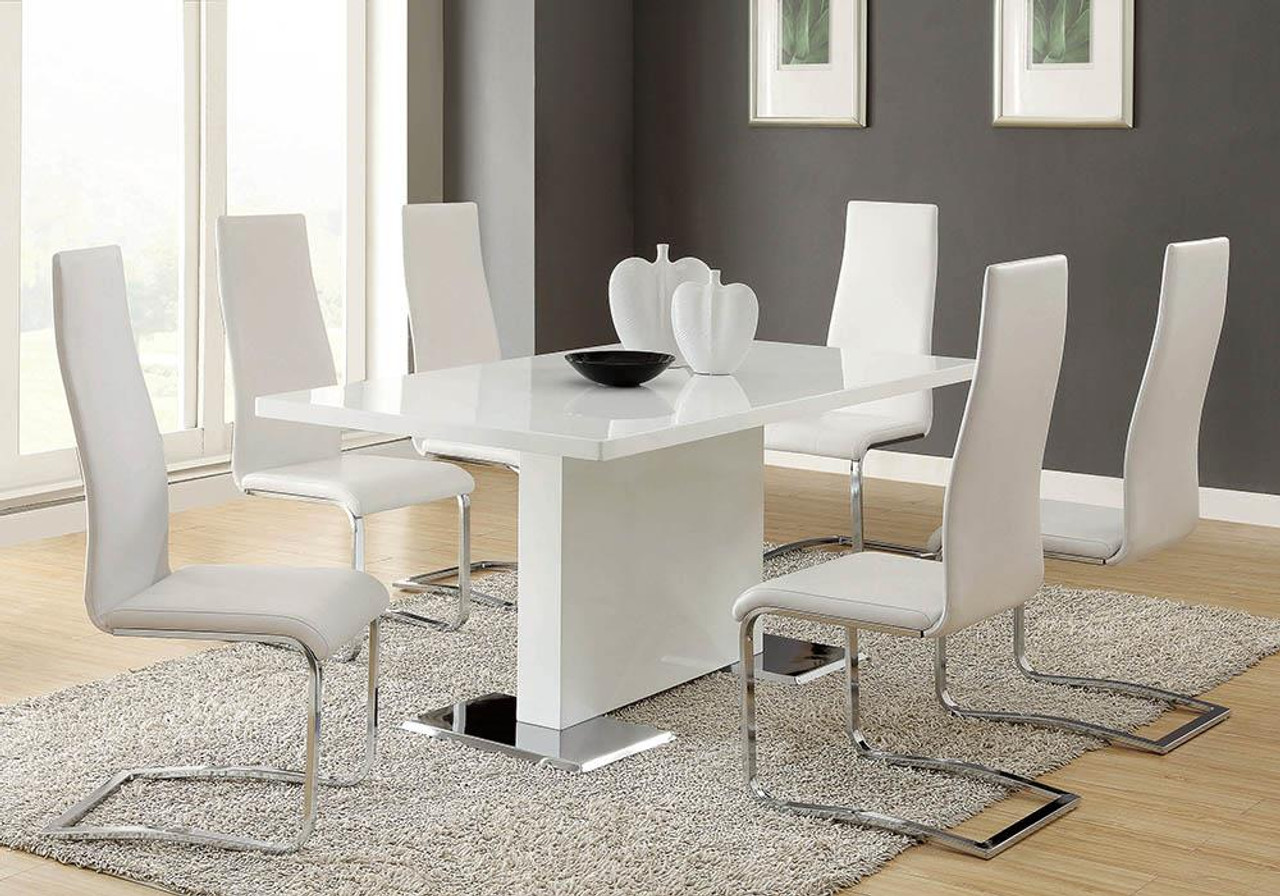 The Everyday Dining Side Chair White Anges High Back Dining