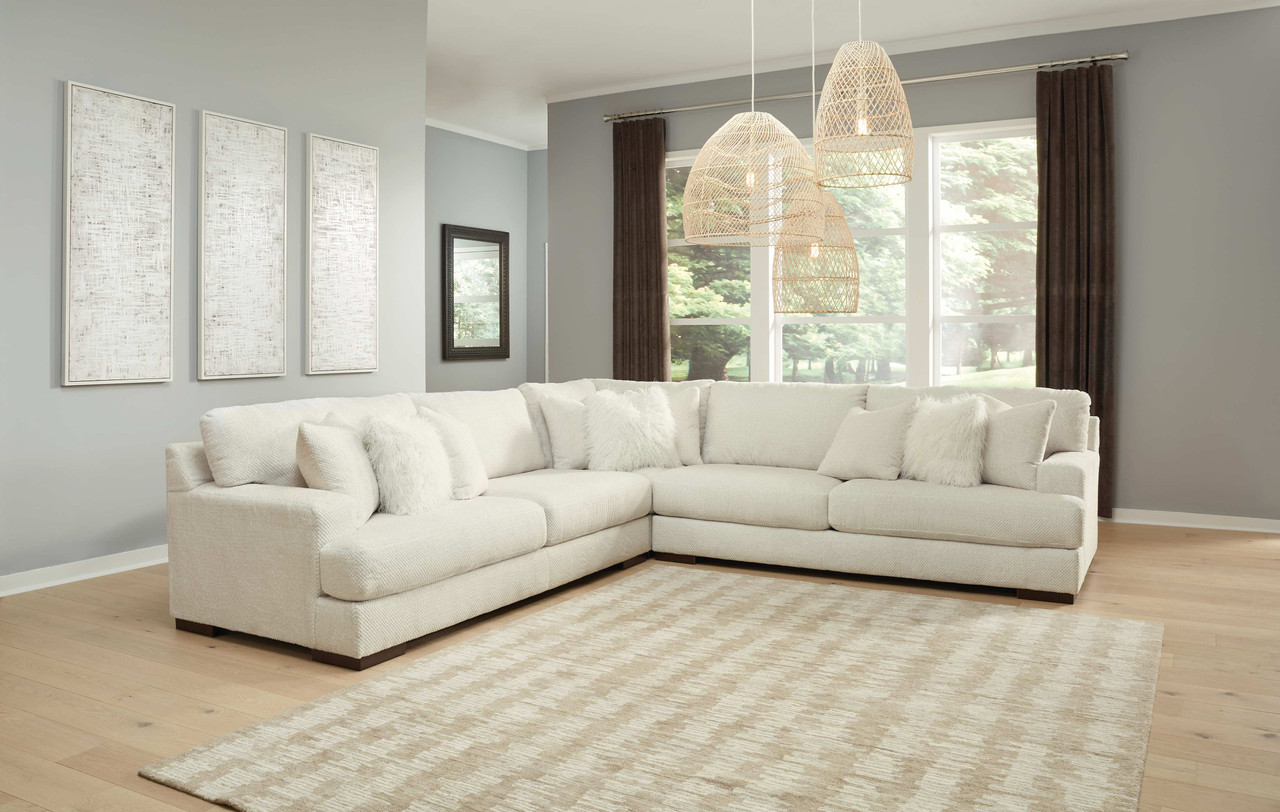 Right facing clearance chaise sectional