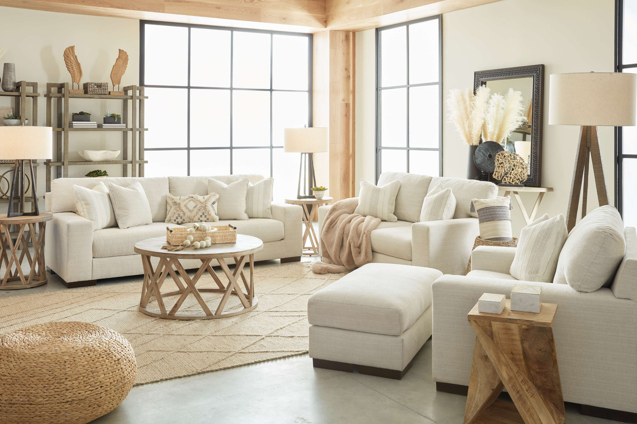 Comfy loveseat shop with ottoman