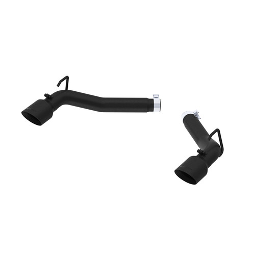 MBRP Armor BLK Race Axle-Back Exhaust System, Polished Tips (2010-2015 Camaro V6)