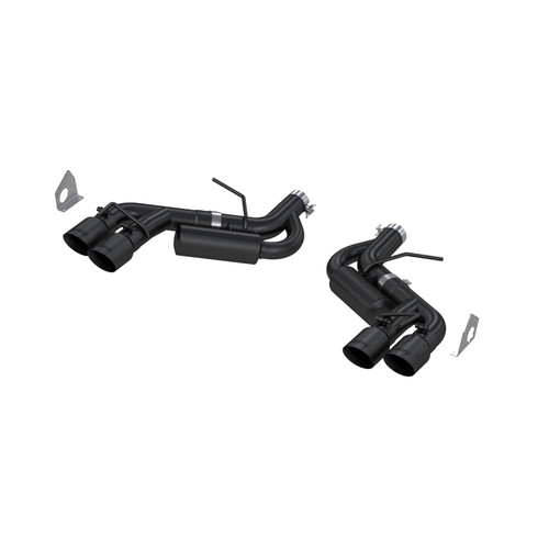 MBRP Armor BLK Race Axle-Back Exhaust System, Black Quad Tips (2016-2024 Camaro SS & 2017-2024 Camaro ZL1)
