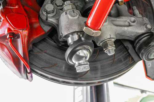 BMR Front Lower Control Arms, Rear, Double Adjustable, Black Hammertone (2016-2024 Camaro)