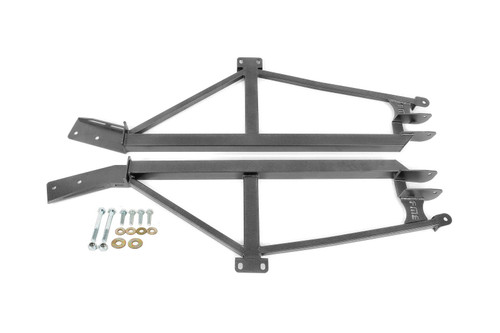 BMR Subframe Connectors, Weld-On, 4 Point, Black Hammertone (1993-2002 Camaro Coupe)