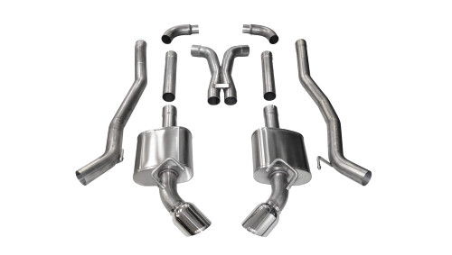 Corsa Xtreme Cat-Back Exhaust, Polished Tips (2010-2015 Camaro SS)