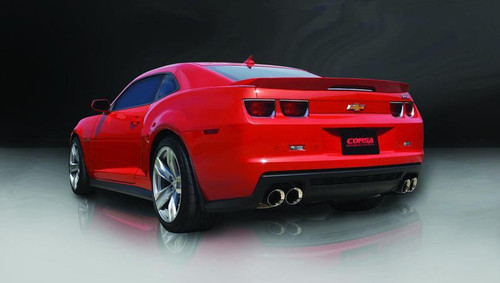 Corsa Sport Cat-Back Exhaust, Polished Quad Tips (2012-2015 Camaro ZL1)