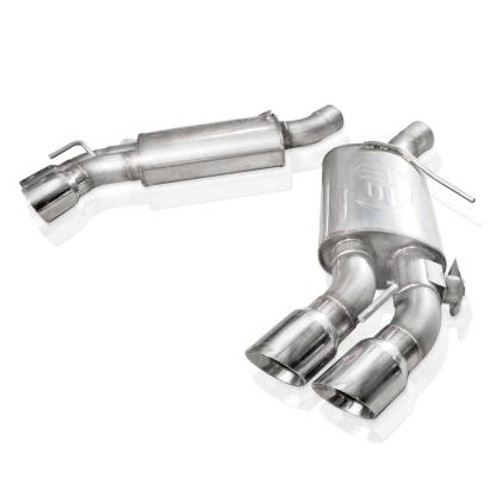 Stainless Works Redline Axle-Back Exhaust, Polished Quad Tips, Performance Connect (2016-2024 Camaro SS & 2017-2024 Camaro ZL1)