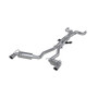 MBRP Armor Plus Race Cat-Back Exhaust System, Polished Tips (2010-2015 Camaro SS Manual)