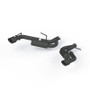 MBRP Armor BLK Race Axle-Back Exhaust System, Black Tips (2016-2024 Camaro 2.0T & 2016-2024 Camaro V6)