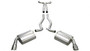 Corsa Sport Cat-Back Exhaust, Polished Tips (2010-2015 Camaro SS w/ Manual Transmission)