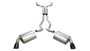 Corsa Sport Cat-Back Exhaust, Black Tips (2010-2015 Camaro V6)