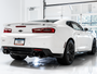AWE Touring Edition Cat-Back System, Resonated, Diamond Black Quad Tips (2016-2024 Camaro SS & 2017-2024 Camaro ZL1)