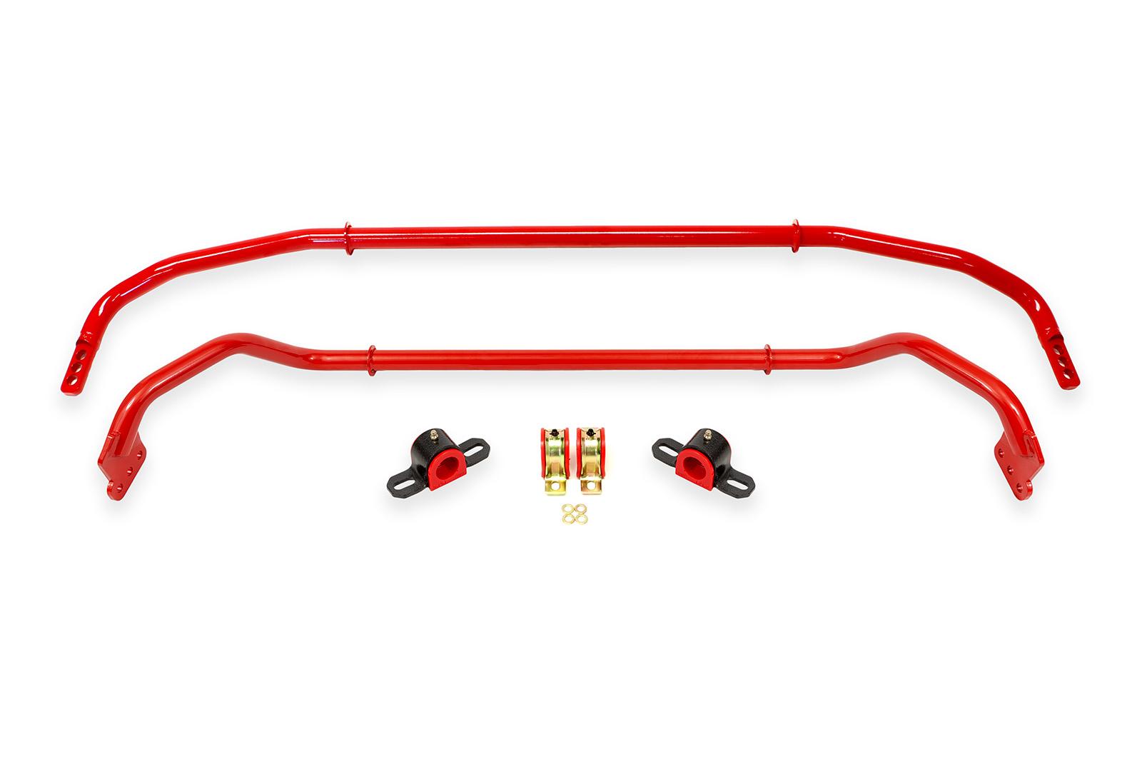 BMR Front and Rear Sway Bar Kit, Red (2012 Camaro SS)