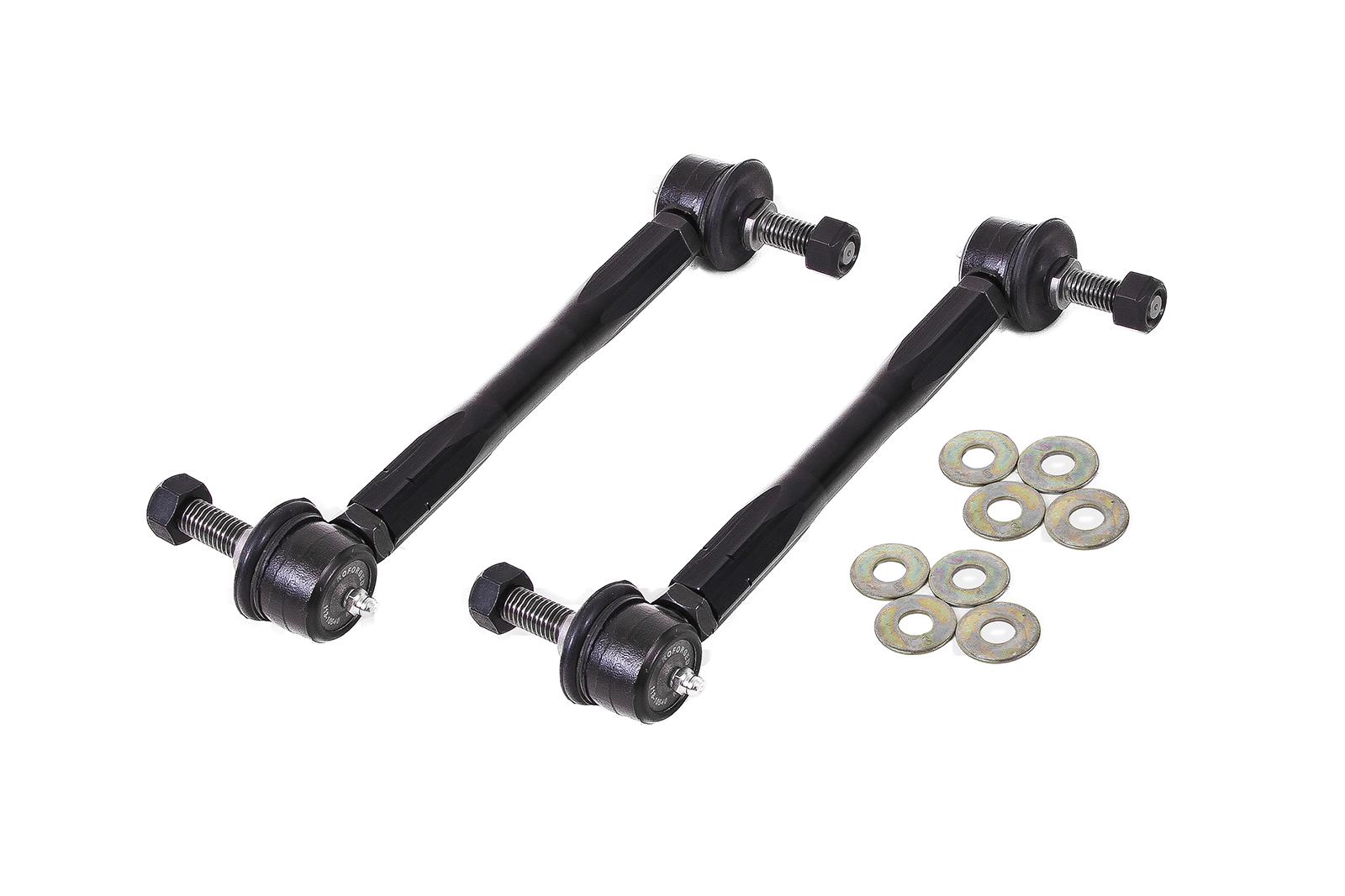 BMR Front Adjustable Sway Bar End Links, Black (2016-2024 Camaro)
