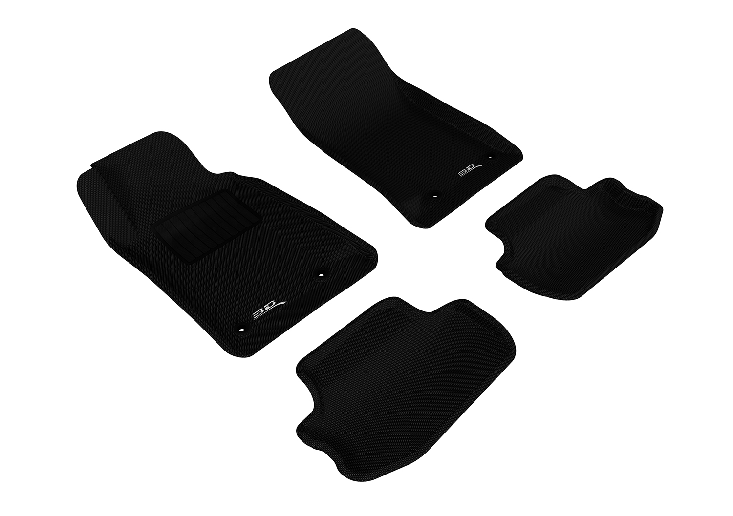3D MAXpider Front & Rear Kagu All-Weather Floor Liners (2010-2015 Camaro)