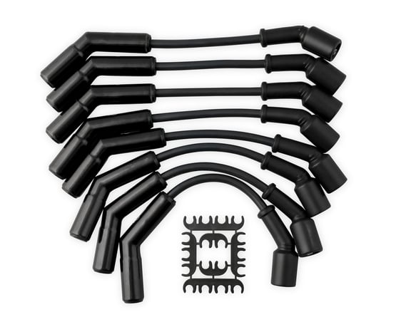 ACCEL Ceramic Boot Spark Plug Wires, Black (2010-2024 Camaro SS, 2012-2024 Camaro ZL1, & 2014-2015 Camaro Z28)
