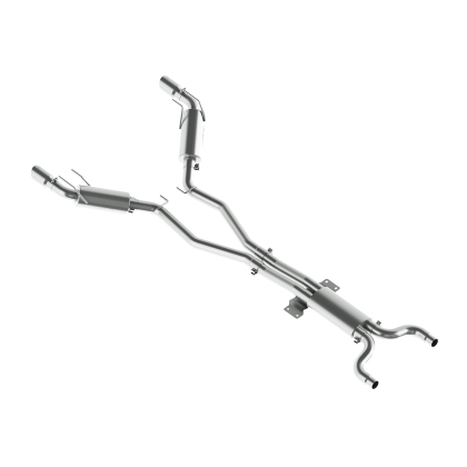 MBRP Armor Plus Race Cat-Back Exhaust System, Polished Tips (2010-2015 Camaro SS Automatic)
