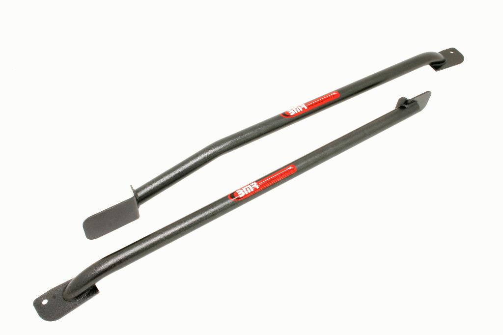 BMR Subframe Connectors, Weld-On, Tubular, Black Hammertone (1993-2002 Camaro Coupe)