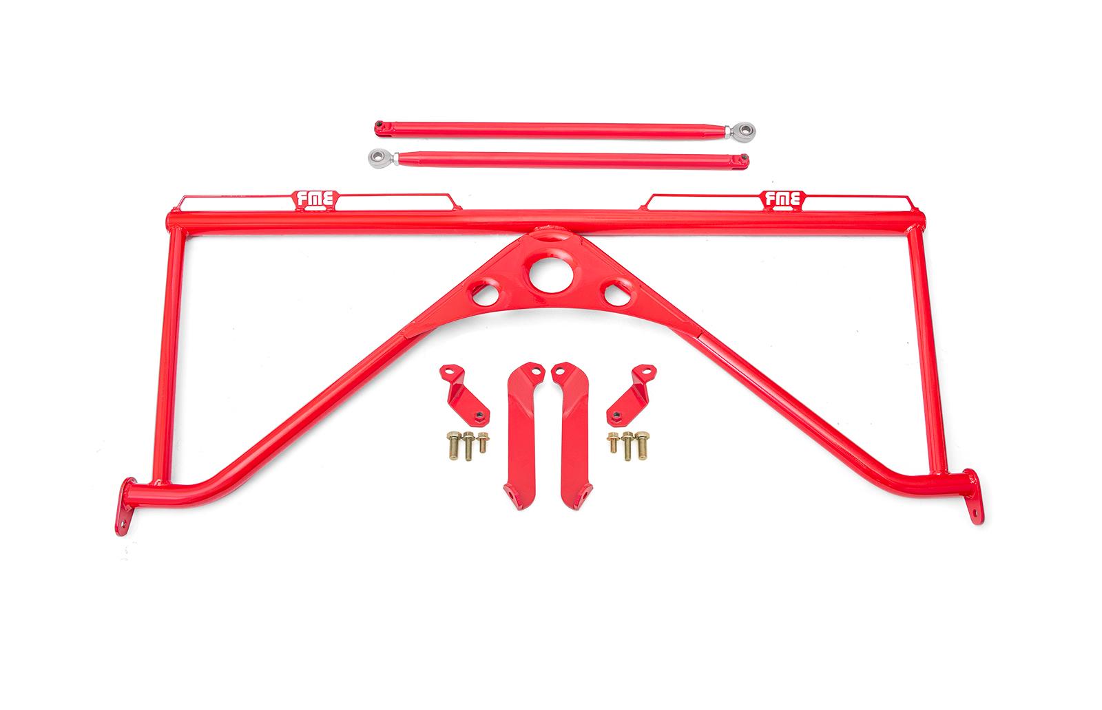 BMR Harness Bar, Red (2016-2024 Camaro)