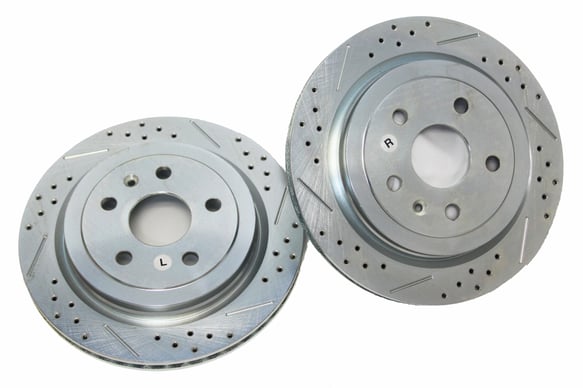 Baer Brakes Claw Brake Rotors, Rear (2010-2015 Camaro V6)